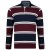 Kam Jeans 5242 Long Sleeve Polo Burgundy - Polo - Polo Uomo Taglie Forti