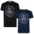 Kam Jeans 5331 Twin pack California Tee - Magliette - Magliette Uomo Taglie Forti