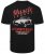 Kam Jeans 5710 Legendary Racing Slub Tee With Back Print Black - Magliette - Magliette Uomo Taglie Forti