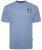 Kam Jeans 5711 Endless Summers Slub Tee With Back Print Blue - Magliette - Magliette Uomo Taglie Forti