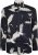 Kam Jeans 6059 LS Bird Print Shirt Navy - Camicie - Camicie Taglie Forti Uomo