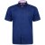 Kam Jeans 6160 Short Sleeve Dobby Print Shirt Twilight Blue - Camicie - Camicie Taglie Forti Uomo