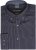 Kam Jeans 6300 Long Sleeve Dobby Stripe Shirt Dark Grey - Camicie - Camicie Taglie Forti Uomo