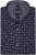 Kam Jeans 6325 Dobby Print Short Sleeve Shirt Black - Camicie - Camicie Taglie Forti Uomo