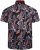 Kam Jeans 6330 AOP Floral Print Short Sleeve Shirt Navy - Camicie - Camicie Taglie Forti Uomo