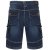 Kam Jeans Ivan Cargo Shorts Dark Used - Shorts - Pantaloncini Uomo Taglie Forti