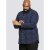 D555 Davenport Long Sleeve Shirt Navy - Camicie - Camicie Taglie Forti Uomo