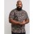 D555 Emmet Floral Shirt Black - Camicie - Camicie Taglie Forti Uomo