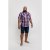 D555 Terell Shirt Navy/Red - Camicie - Camicie Taglie Forti Uomo