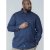 D555 Lavar Long Sleeve Diamond Printed Shirt - Camicie - Camicie Taglie Forti Uomo