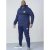 D555 Sergio Half Zip Hoodie Navy - Felpe & felpe con cappuccio - Felpe & Felpe con Cappuccio Uomo Taglie Forti