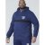 D555 Sergio Half Zip Hoodie Navy - Felpe & felpe con cappuccio - Felpe & Felpe con Cappuccio Uomo Taglie Forti