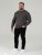 D555 Sweat Sweatshirt Grey - Felpe & felpe con cappuccio - Felpe & Felpe con Cappuccio Uomo Taglie Forti