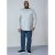 D555 Plato Long Sleeve T-shirt Grey - Magliette - Magliette Uomo Taglie Forti
