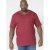 D555 Signature V-neck T-shirt Red - Magliette - Magliette Uomo Taglie Forti