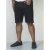 D555 Jude Stretch Denim Shorts Black - Shorts - Pantaloncini Uomo Taglie Forti