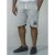 D555 Lindon Jersey Shorts Grey - Pantaloni & pantaloncini tuta - Pantaloni Tuta Uomo Taglie Forti