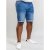 D555 Griffin Denim Shorts Stonewash - Shorts - Pantaloncini Uomo Taglie Forti