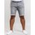 D555 Griffin Denim Shorts Grey - Shorts - Pantaloncini Uomo Taglie Forti