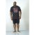 D555 Perry T-shirt Black - Magliette - Magliette Uomo Taglie Forti