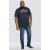 D555 Thornton Embroidery T-shirt Navy - Magliette - Magliette Uomo Taglie Forti