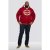 D555 Rylan Hoodie Red - Felpe & felpe con cappuccio - Felpe & Felpe con Cappuccio Uomo Taglie Forti
