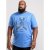 D555 Monty T-shirt Blue - Magliette - Magliette Uomo Taglie Forti