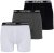 Lavecchia 1020 Boxershorts 3-pack Black/Charcoal/White - Intimo & costumi da bagno - Intimo Taglie Forti Uomo
