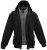Lavecchia 109 Two-in-one Zipper Hoodie Black/Charcoal - Felpe & felpe con cappuccio - Felpe & Felpe con Cappuccio Uomo Taglie Forti