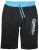 Lavecchia 2017 Sweatshorts Black/Turquoise - Pantaloni & pantaloncini tuta - Pantaloni Tuta Uomo Taglie Forti