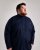 Motley Denim Lisbon Long Sleeve Shirt Navy - Camicie - Camicie Taglie Forti Uomo