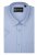 Kam Jeans 6283 Casual SS Herringbone Shirt Blue - Camicie - Camicie Taglie Forti Uomo