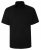 Kam Jeans 6283 Casual SS Herringbone Shirt Black - Camicie - Camicie Taglie Forti Uomo
