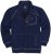 Adamo Manuel Sweatshirt with Zipper Navy - Felpe & Felpe con cappuccio - Felpe & Felpe con Cappuccio Uomo Taglie Forti