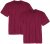 Adamo Marlon Comfort fit 2-pack T-shirt Blackberry - Magliette - Magliette Uomo Taglie Forti
