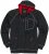 Adamo Michael Hoodie with Zipper Charcoal - Felpe & felpe con cappuccio - Felpe & Felpe con Cappuccio Uomo Taglie Forti