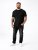 D555 Smartly T-shirt girocollo Nero confezione da 5 - Magliette - Magliette Uomo Taglie Forti
