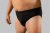 20 Nodi Stretch Cotton Briefs with Embroidered Side Label Black - Intimo & costumi da bagno - Intimo Taglie Forti Uomo