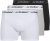 Jack & Jones Soho Solid Trunks 3-pack White/Grey/Black - Intimo & costumi da bagno - Intimo Taglie Forti Uomo