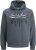 Jack & Jones 2 COL LOGO Hoodie Grey - Felpe & felpe con cappuccio - Felpe & Felpe con Cappuccio Uomo Taglie Forti