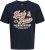 Jack & Jones Logo 2COL T-Shirt Blue - Magliette - Magliette Uomo Taglie Forti