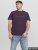 Jack & Jones STAR T-Shirt Purple - Magliette - Magliette Uomo Taglie Forti