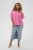 Kaffe Curve Karlia 3/4 Sleeve Blouse Pink - Camicie e tuniche - 
