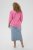 Kaffe Curve Karlia 3/4 Sleeve Blouse Pink - Camicie e tuniche - 