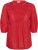 Kaffe Curve Karlia 3/4 Sleeve Blouse Red - Camicette - 