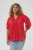 Kaffe Curve Karlia 3/4 Sleeve Blouse Red - Camicette - 