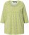 Ulla Popken Flower Print 3/4 Sleeve A-Line Tee Lime - T-shirt stampate da donna - 