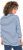 Ulla Popken Striped 3/4 Sleeve Turtleneck Tee Light Blue - T-shirt stampate da donna - 