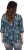 Ulla Popken Graphic Print Square Neck Tee Black - T-shirt stampate da donna - 
