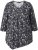 Ulla Popken Asymmetric Cowboy Boot Print Tee Black - T-shirt stampate da donna - 